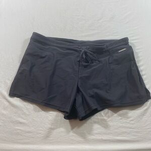 Zero Xposur Black Athletic Shorts Elastic Waistband and Drawstring Lined